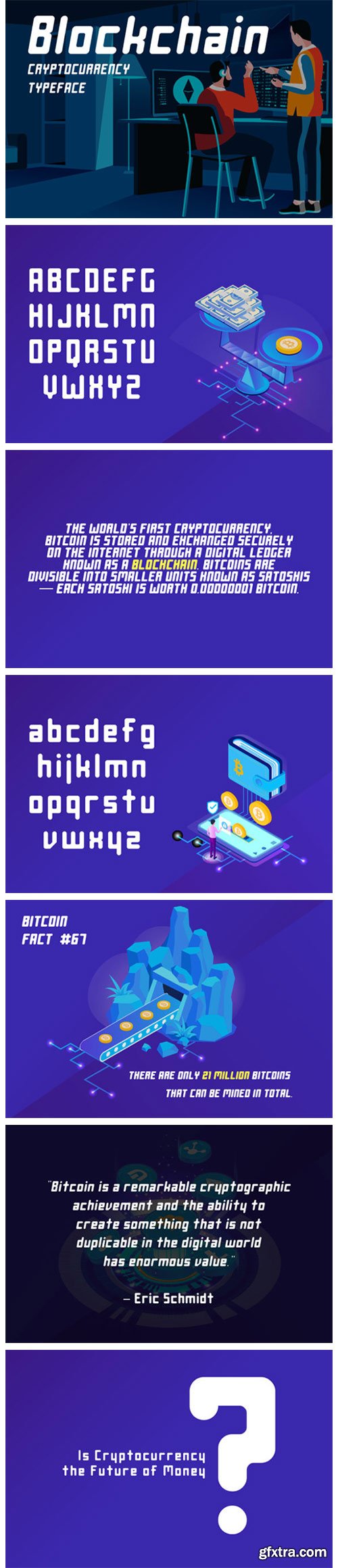 Blockchain Font