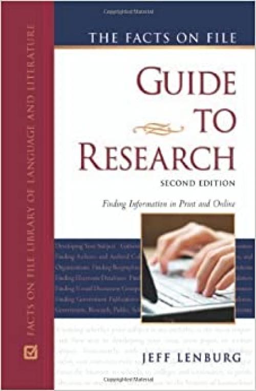  The Facts on File Guide to Research, 2nd Edition (Facts on File Library of Language and Literature) 