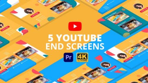 Videohive - YouTube End Screens Vol.3 | Premiere Pro MOGRT