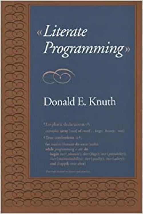  Literate Programming (Lecture Notes) 