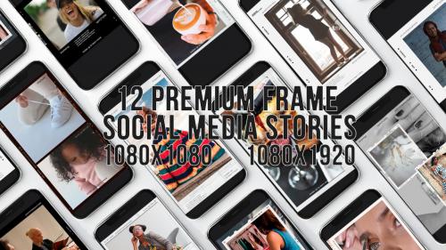 MotionArray - 12 Premium Frames Social Media Stories - 831748