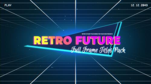 MotionArray - Retro Future Full Frame Titles Pack - 853396