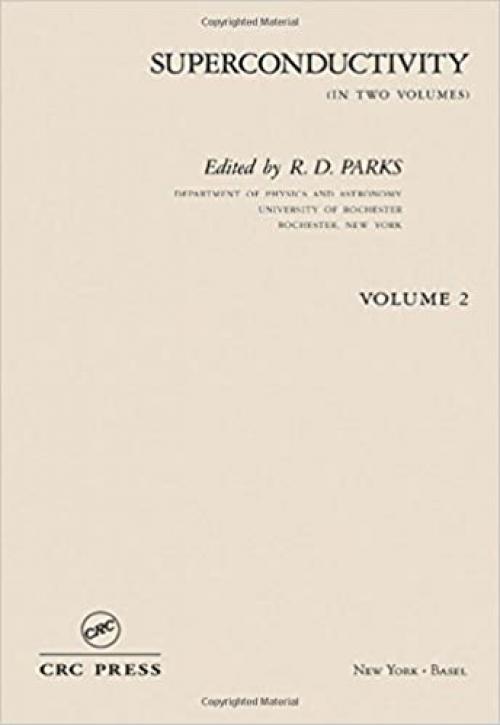  Superconductivity: In Two Volumes: Volume 2 (Part 2) 