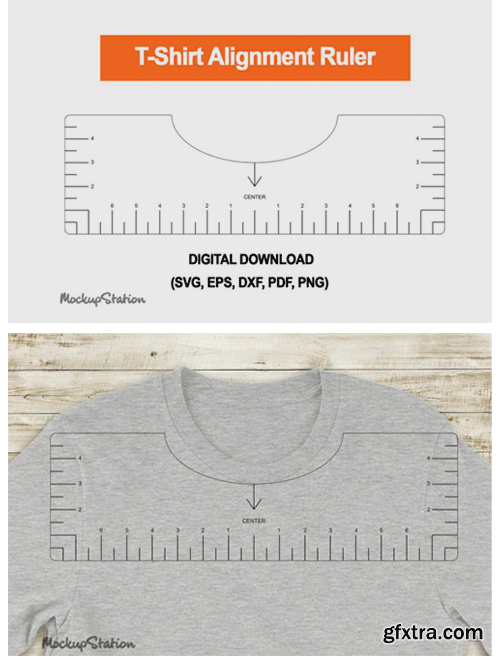 Download Tshirt Ruler SVG, T-shirt Alignment Tool 6548037 » GFxtra