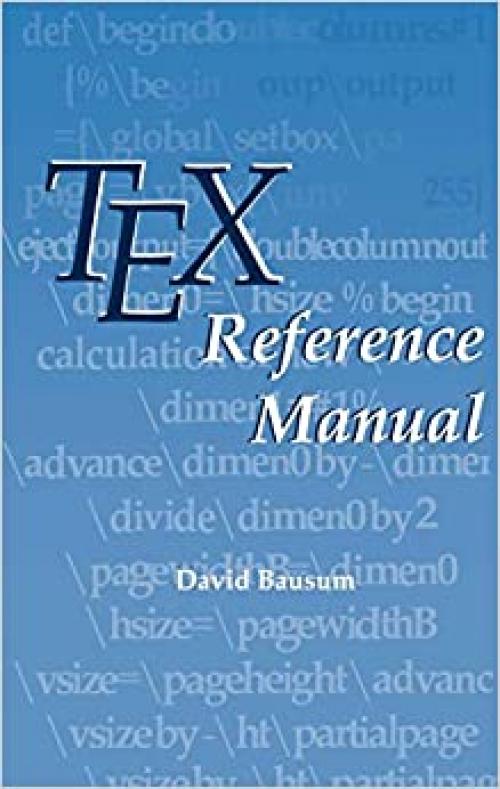  TeX Reference Manual 