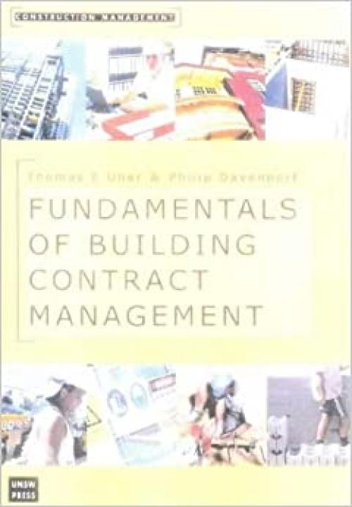  Fundamentals of Building Contract Management (Construction Management) 