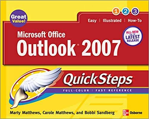  Microsoft Office Outlook 2007 QuickSteps 