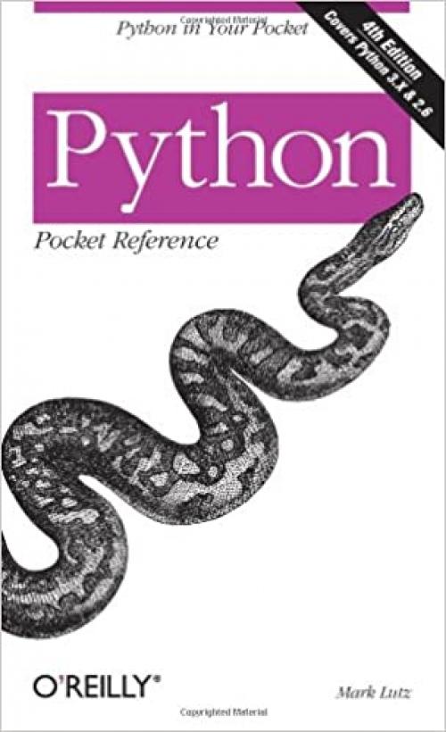  Python: Pocket Reference (Pocket Reference (O'Reilly)) 