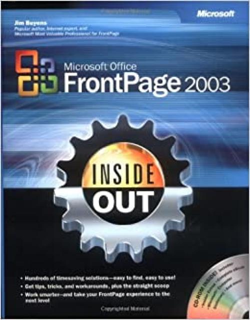  Microsoft® Office FrontPage® 2003 Inside Out (Bpg-Inside Out) 