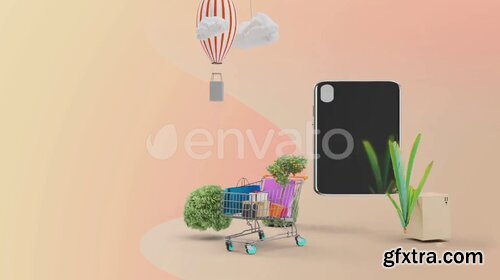 Videohive - Mobile Online Shopping AE Project - 28782295