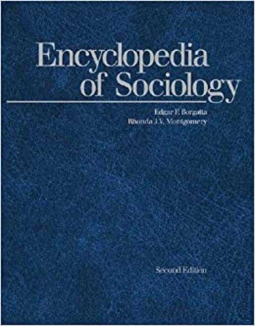  Encyclopedia of Sociology (5 Volume Set) 