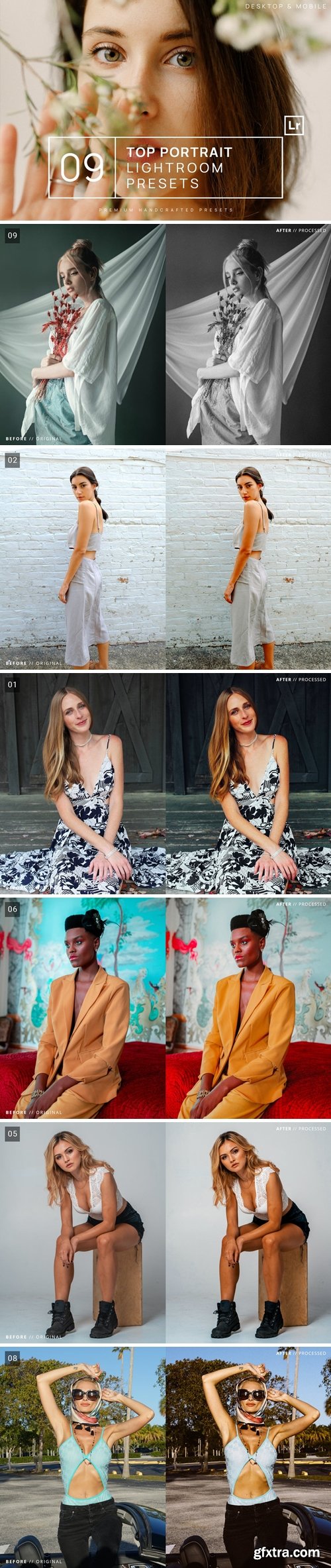 9 Top Portrait Lightroom Presets + Mobile