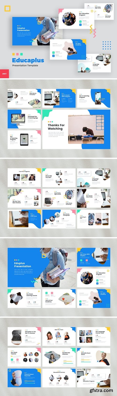 Education Powerpoint, Keynote and Google Slides Templates