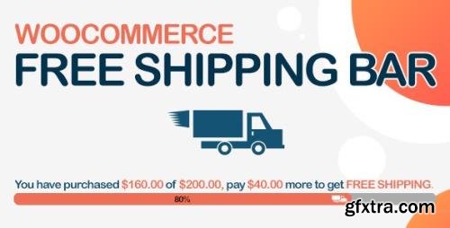 CodeCanyon - WooCommerce Free Shipping Bar v1.1.6.1 - Increase Average Order Value - 19536343