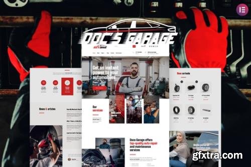 ThemeForest - Doc's Garage v1.0.0 - Car Repair Services Elementor Template kit - 29417967