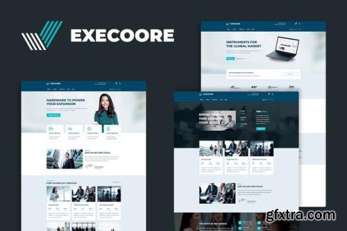 ThemeForest - Execoore v1.0.0 - Tech & Fintech Crypto Elementor Template Kit - 29397831