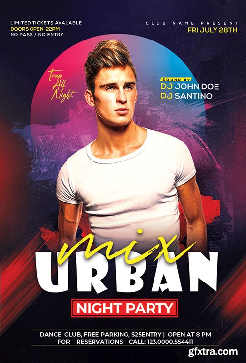 Urban Club - Premium flyer psd template