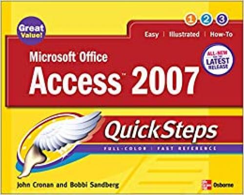  Microsoft Office Access 2007 QuickSteps 