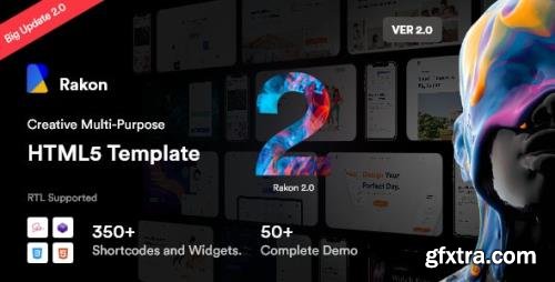 ThemeForest - Rakon v2.0 - Creative Multi-Purpose Landing Page HTML5 Template (RTL Supported) - 27849521