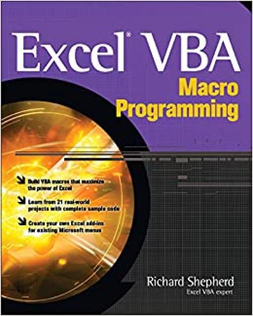  Excel VBA Macro Programming 