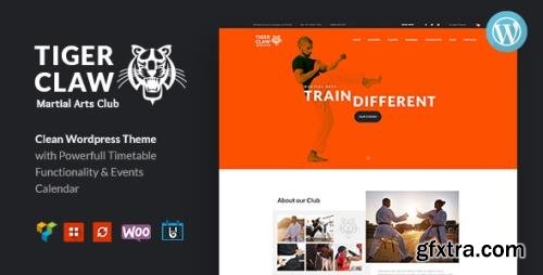 ThemeForest - Tiger Claw v1.1.2 - Martial Arts School and Fitness Center WordPress Theme - 20371073