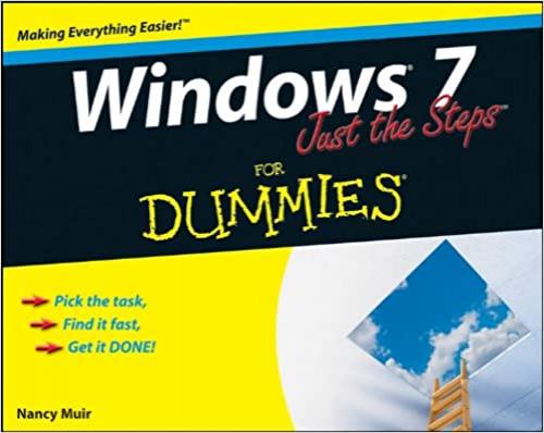  Windows 7 Just the Steps For Dummies 