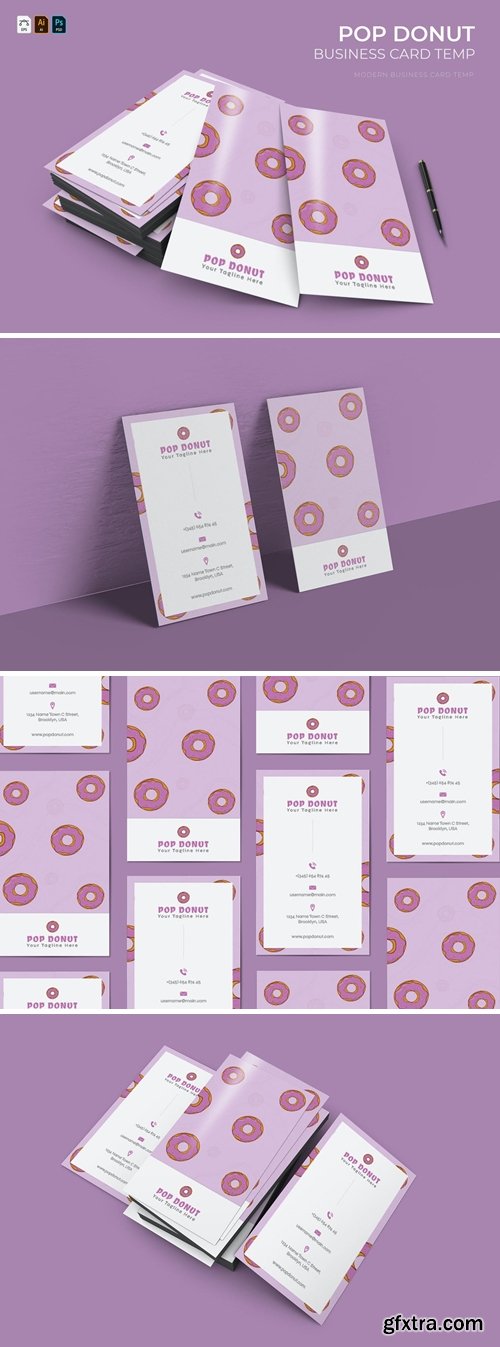 Pop Donut | Business Card