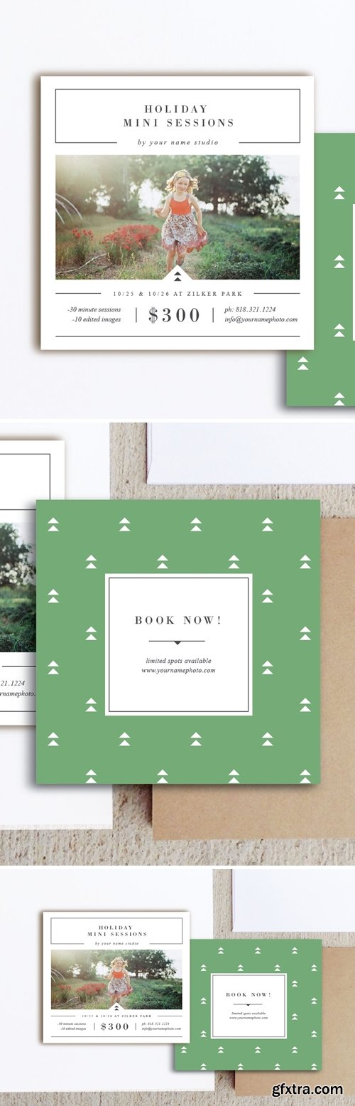 Holiday Mini Session Template