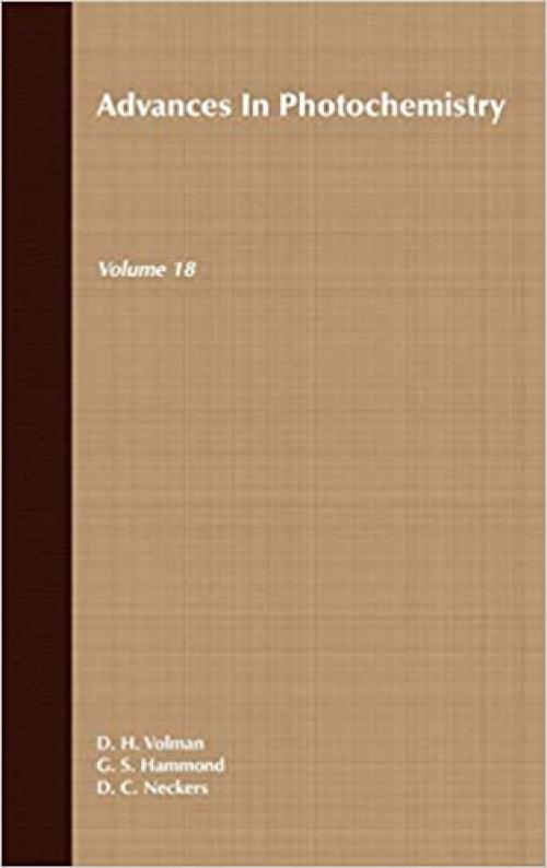  Volume 18, Advances in Photochemistry 