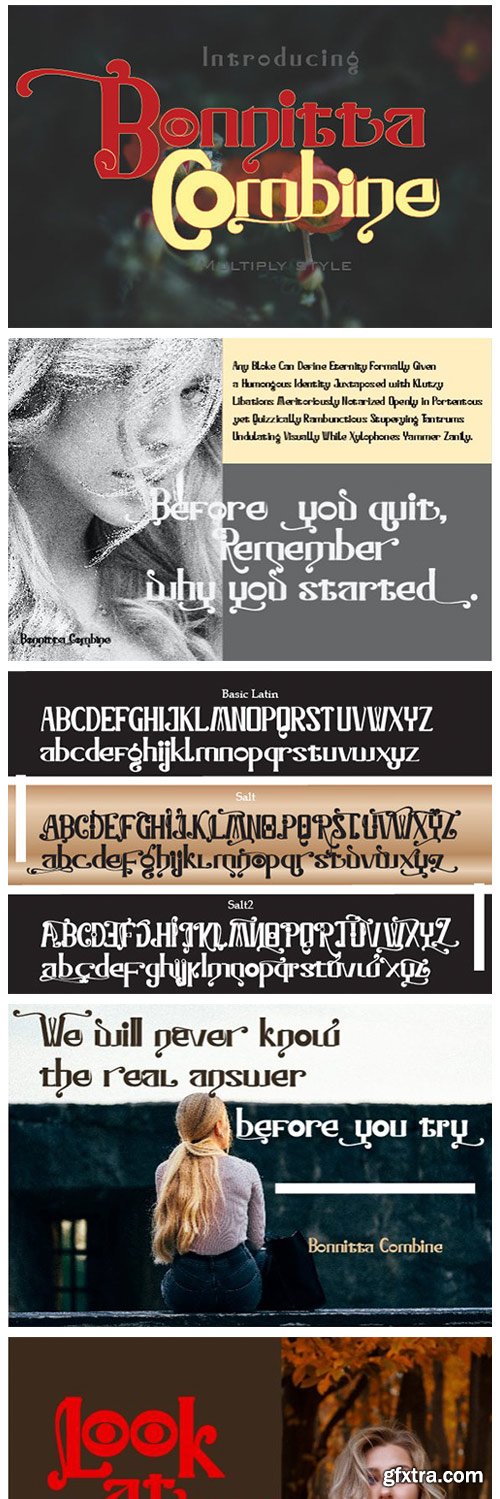 Bonnitta Combine Font