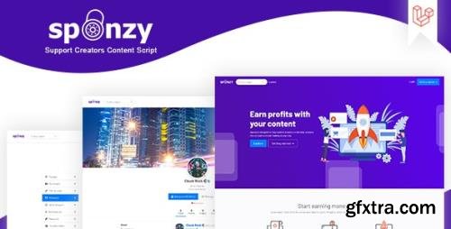 CodeCanyon - Sponzy v1.5 - Support Creators Content Script - 28416726