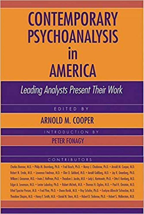  Contemporary Psychoanalysis in America: Leading Analysts Present Their Work 