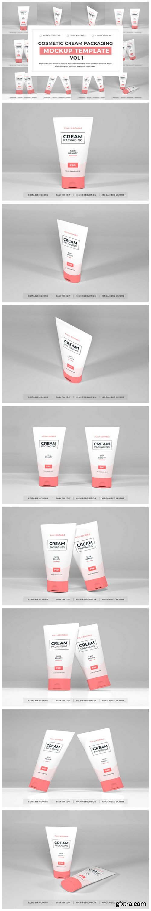 Cosmetic Cream Mockup Bundle Vol 1 6712385