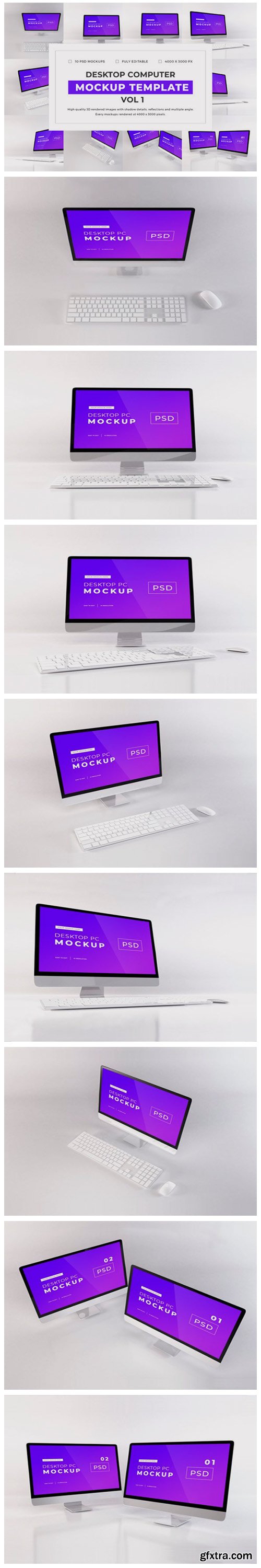 IMac Computer Mockup Bundle Vol 1 6714934