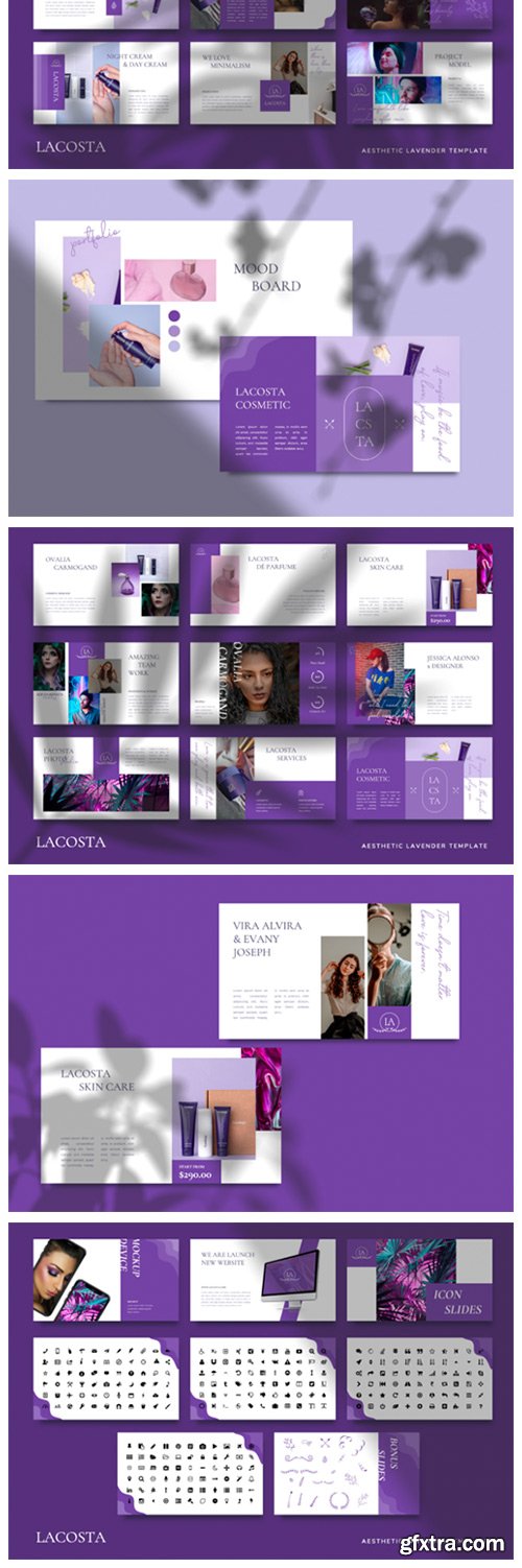 LACOSTA - Lavender Powerpoint Template 6717582