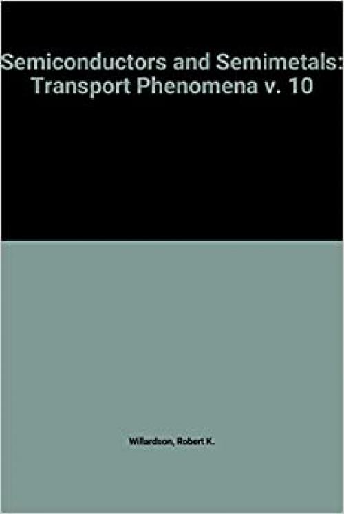  Transport phenomena (v. 10) 