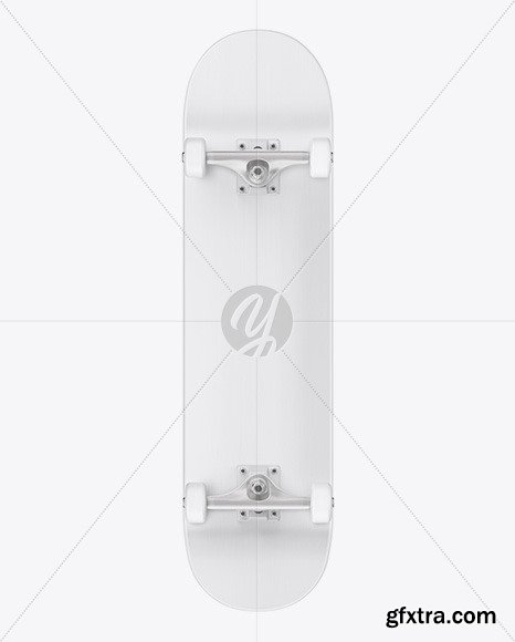 Download Skateboard Mockup - Front View 68544 » GFxtra