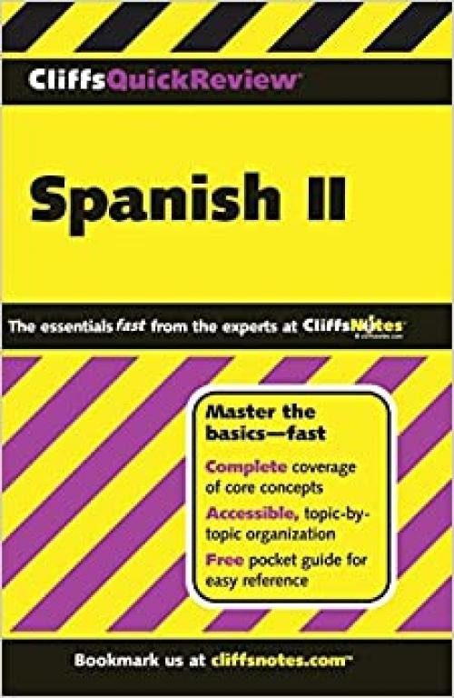  CliffsQuickReview Spanish II (Cliffs Quick Review (Paperback)) (v. 2) 