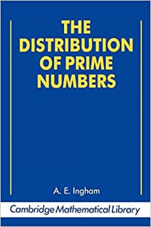  The Distribution of Prime Numbers (Cambridge Mathematical Library) 