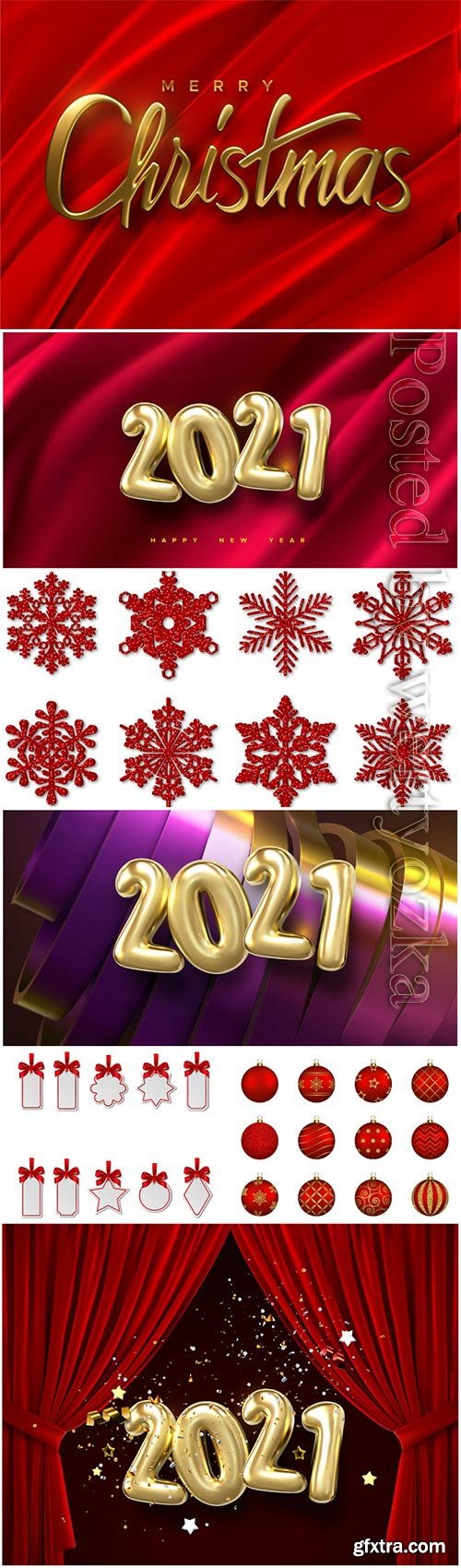 Happy new 2021 year numbers vector illustration