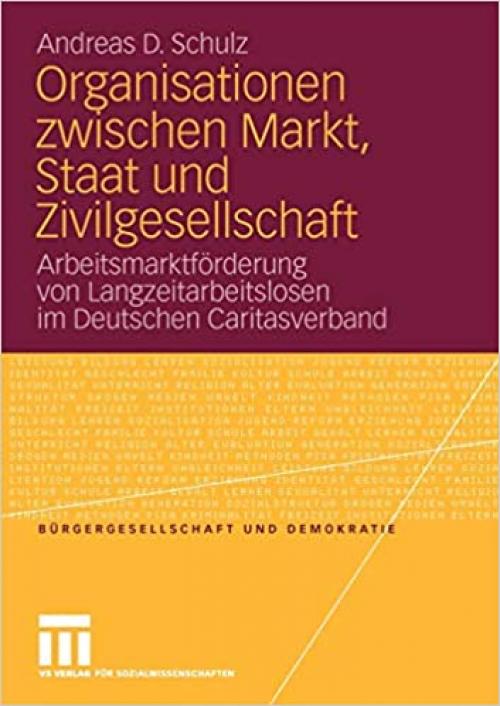  Organisationen zwischen Markt, Staat und Zivilgesellschaft: Arbeitsmarktförderung von Langzeitarbeitslosen im Deutschen Caritasverband (Bürgergesellschaft und Demokratie (30)) (German Edition) 