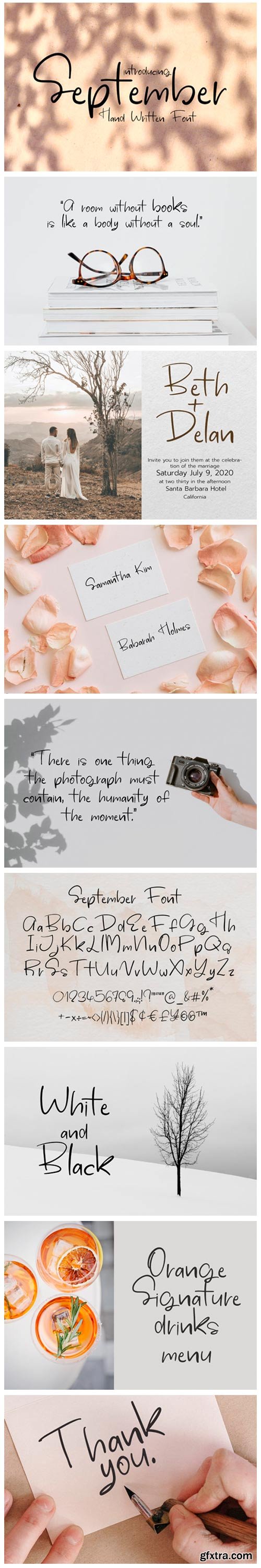 September Font