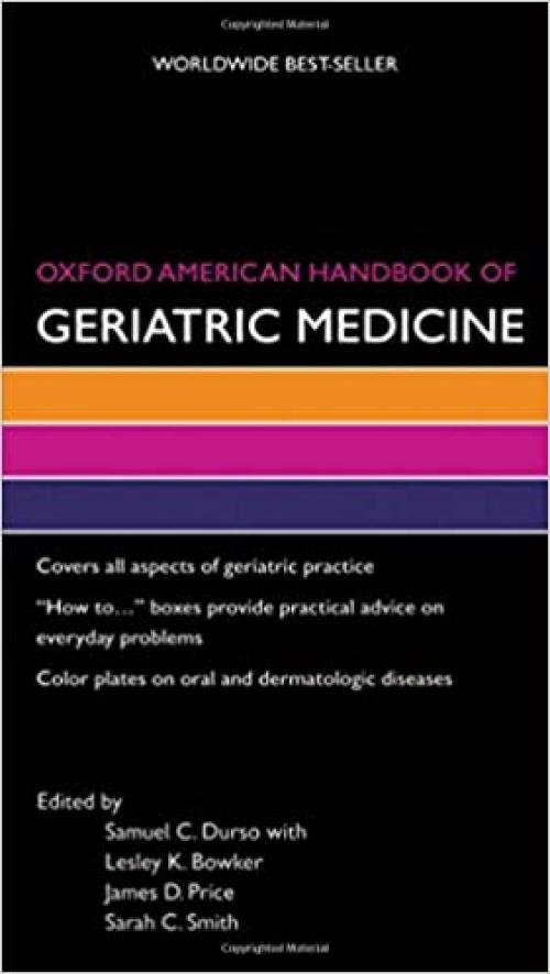  Oxford American Handbook of Geriatric Medicine (Oxford American Handbooks of Medicine) 