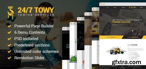 ThemeForest - Towy v1.5 - Emergency Auto Towing and Roadside Assistance Service WordPress theme - 19985673