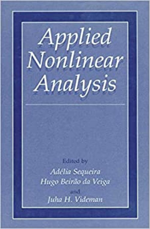  Applied Nonlinear Analysis 