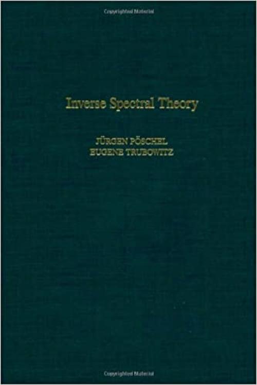  Inverse Spectral Theory, Volume 130 (Pure and Applied Mathematics) 