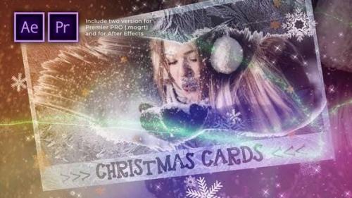 Videohive - Christmas Cards Photo Opener