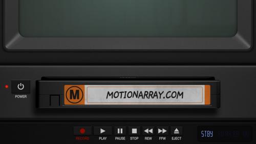 MotionArray - VHS Logo Animation Intro - 854329