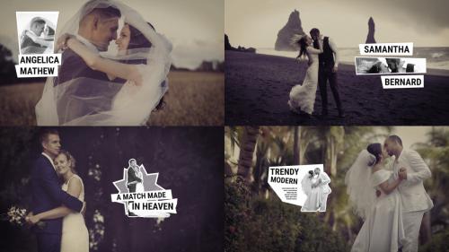 MotionArray - Modern Wedding Titles - 854862