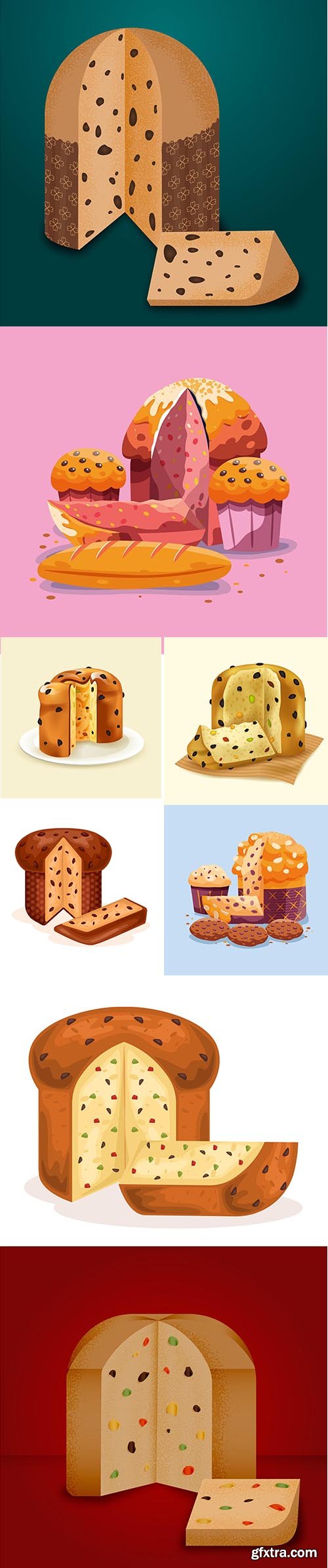 Realistic panettone concept